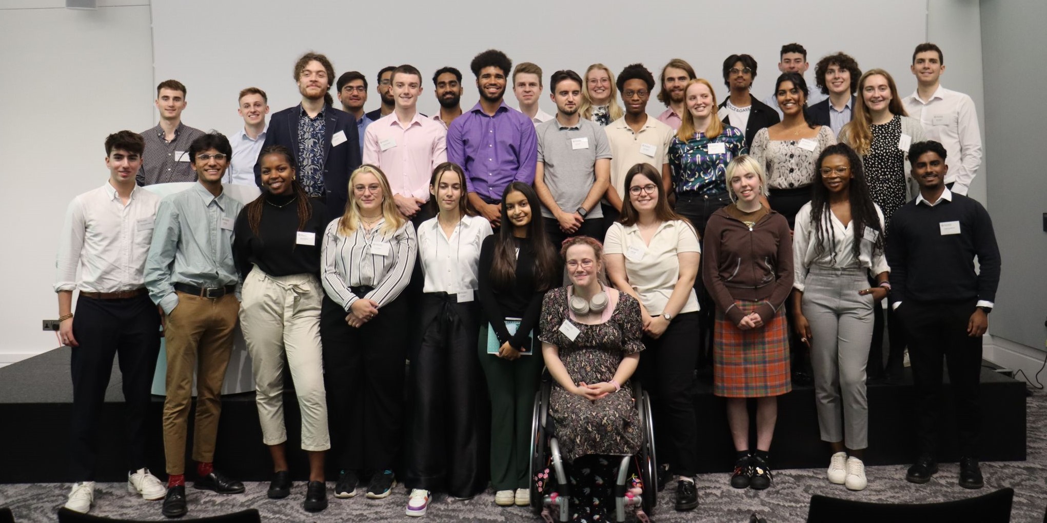 Me alongside the cohort of 2023 Engineering Leadership Scholars