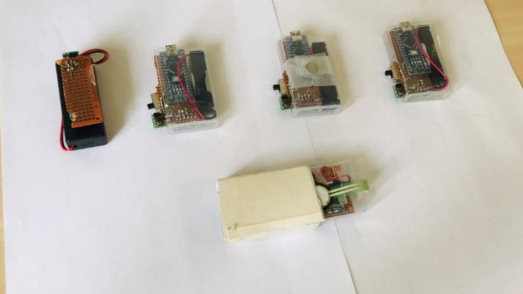 The collection of all prototype modules designed. Total parts cost approx. £60